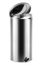 Ver imagem 3 de Lixeira Redonda de Pedal Aço Inox Polido 50 Litros