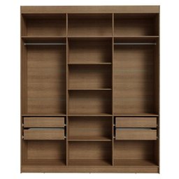 Guarda-Roupa Casal 6 Portas Batentes Saturno Madesa - 9 Guarda-Roupa Casal 6 Portas Batentes Saturno Madesa - 9