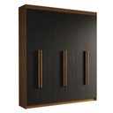 Ver imagem 3 de Guarda-Roupa Casal 6 Portas Batentes Saturno Madesa