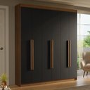 Ver imagem 1 de Guarda-Roupa Casal 6 Portas Batentes Saturno Madesa