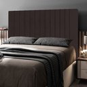 Ver imagem 7 de Cabeceira Cama Box Casal Queen Size Nala 160cm Linho Marrom - Desk Design