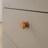 Comoda Bebê Fendi Nature Infantil MDF Pés Madeira 3 Gavetas Corrediças Telescópicas Guarda - 9