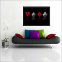 Ver imagem 3 de Quadro Decorativo Baralho Canastra Jogos Salas Decorações Interiores Com Moldura