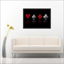 Ver imagem 2 de Quadro Decorativo Baralho Canastra Jogos Salas Decorações Interiores Com Moldura