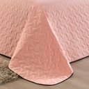 Ver imagem 3 de Cobre Leito Solteiro 2 Peças Bella Malha 100% Algodão - Rosa Decor