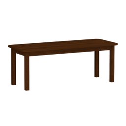 Mesa De Madeira Maciça Para 10 Lugares Cor Castanho - 1