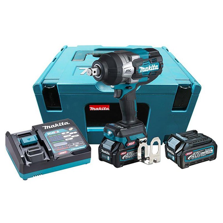 Chave de Impacto à Bateria 40,0V 1.800 N.m com 2 Baterias 2,5Ah e Maleta TW001GD201 MAKITA
