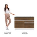 Ver mais imagens de Balcão De Pia Madesa Glamy 1 Porta E 2 Gavetas Branco