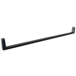 Kit 30 Puxadores para Móveis Zamac Preto Fosco 26cm Porta Armário Gavetas Guarda-roupas - 3