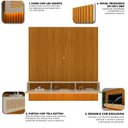 Ver mais imagens de Estante para TV e Home Theater até 84 Polegadas com LED 100% MDF 218CMX250CM Supremo Native