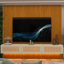 Ver imagem 6 de Estante para TV e Home Theater até 84 Polegadas com LED 100% MDF 218CMX250CM Supremo Native