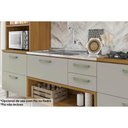 Ver imagem 7 de Kit de Cozinha 2 Peças Princesa (1 Armário + 1 Balcão) C2p27 Freijo/off White-nesher