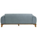 Ver mais imagens de Sofá Molino 3 Lugares 180cm Pés Madeira Castanho Bouclé Azul Claro - Nexta Casa