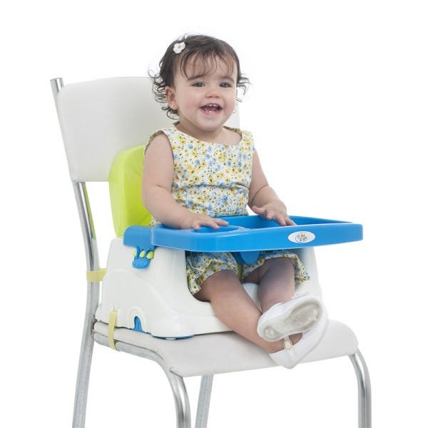 Cadeira Cadeirinha Alimentação Bebê Portátil Baby Style Cor: Verde
