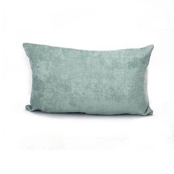 Capa de Almofada Baguete Lisa Verde Água - 1