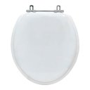 Ver imagem 1 de Acento Sanitário Almofadado Convencional Oval Branco para Vaso Deca
