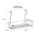 Ver imagem 2 de Suporte Aéreo Simples Porta Condimentos de Cozinha Schmitt:Cromado