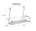 Ver imagem 2 de Suporte Aéreo Simples Porta Condimentos de Cozinha Schmitt:Cromado