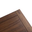 Ver imagem 6 de Mesa Sala de Jantar Cozinha Dumai 140cm Madeira Maciça Walnut Escovado - Gran Belo