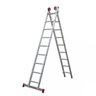 Escada Aluminio Botafogo 7d Extensiva 3 Em 1 - 2