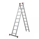 Ver imagem 2 de Escada Aluminio Botafogo 7d Extensiva 3 Em 1