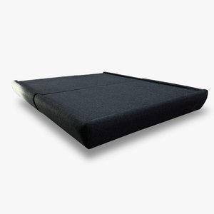 Cama Box Tatame 193 Boucle Cinza