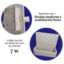 Ver imagem 4 de Arandela Chess Retangular Led 7w Branco Fosco