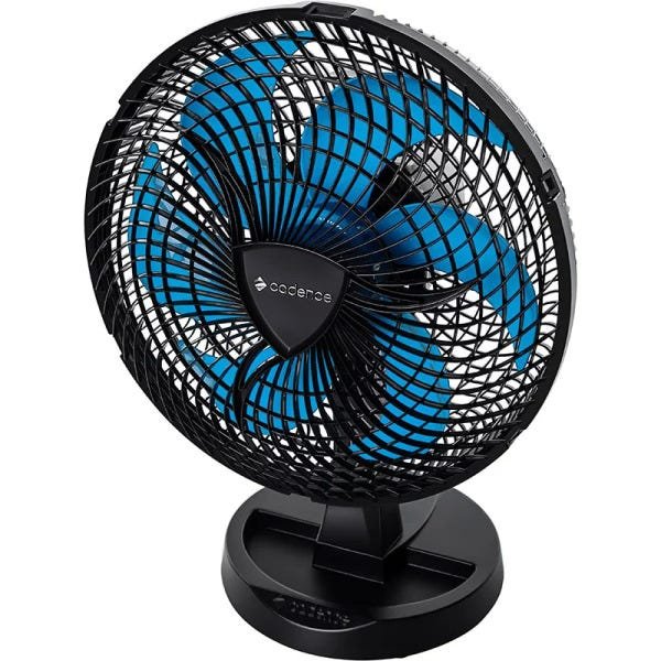 Ventilador Cadence 30cm 6 Pás New Windy Preto/azul 127v - 3