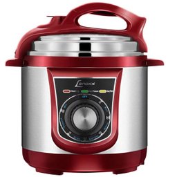 Panela De Pressão Elétrica Digital Lenoxx 700W 3L Timer 110V - Vermelha - 1