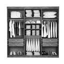 Ver imagem 5 de Guarda-roupa Casal com Espelho, 6 Portas e 04 Gavetas Leblon D'doro Móveis - Branco D'doro Móveis
