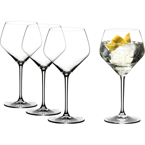 Jogo de Taças para Gin Riedel Cristal 670ml Drinks - 4 Peças