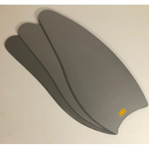Jogo C/3 Pás Prata P/ Ventilador de teto Magnes Venti-Delta