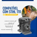Ver imagem 6 de Kit Cilindro Motosserra com Pistão 37mm Anéis para Stihl Ms170