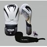 Kit Boxe Muaythai Venum New Elite 2.0 Branca 16oz - 1
