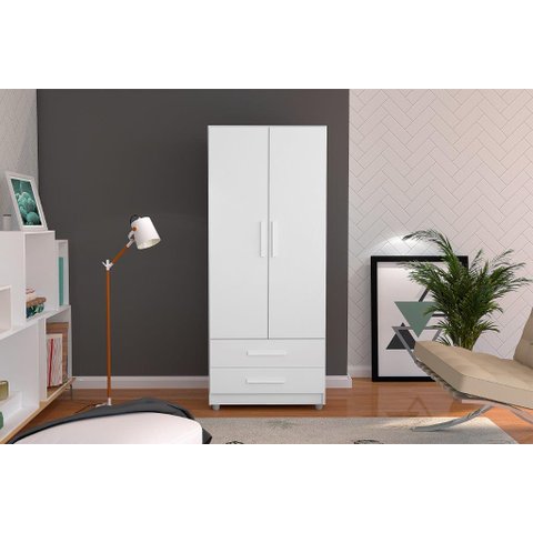 Roupeiro / Multiuso Am 2 Portas Cor Branco