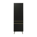 Ver imagem 6 de Paneleiro Armário de Cozinha com 2 Portas 62cm Retrô Florença Multimóveis MP2438 Preto