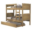 Ver imagem 4 de Beliche Bibox Treliche Cama Auxiliar 100% Mdf Top Star Forte: Castanho