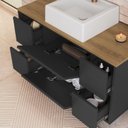 Ver imagem 5 de Conjunto para Banheiro 176cm com 4 Peças Gabinete Suspenso com Cuba Berlin