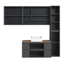 Ver imagem 4 de Conjunto para Banheiro 176cm com 4 Peças Gabinete Suspenso com Cuba Berlin