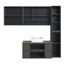 Ver imagem 4 de Conjunto para Banheiro Modulado 176cm com 4 Peças Gabinete Suspenso com Cuba Berlin