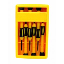 Jogo Kit Chave Torx De Precisão Com 6 Peças T5-t10 - 3