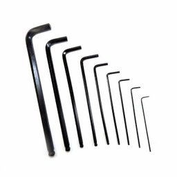 Jogo Chave Allen Abaulada Extra Longa 1,5-10MM 9 Peças Profissional CRV Corneta - 4
