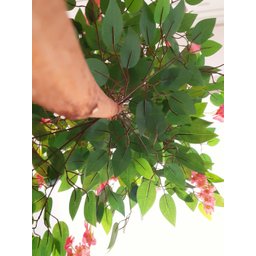 Planta Artificial Árvore WISTÉRIA ROSA com 1,60 metros de altura - 2