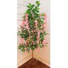 Planta Artificial Árvore WISTÉRIA ROSA com 1,60 metros de altura - 4