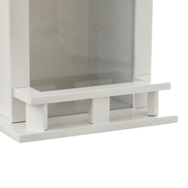 Capela Oratório com Vidro Branco para Imagem de Santo de 20 cm - 3