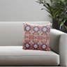 Capa de Almofada Etnica Palha 45x45: Geometrico Terracota - 2