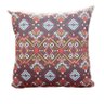 Capa de Almofada Etnica Palha 45x45: Geometrico Terracota - 1