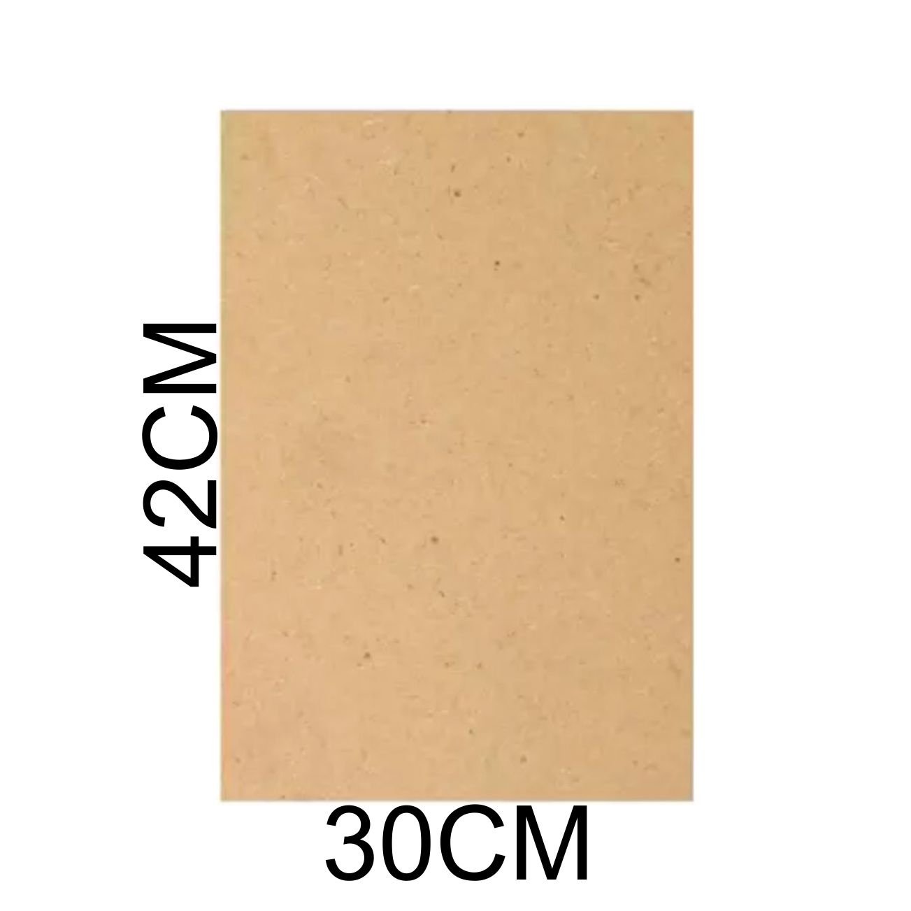 Chapa Mdf Cru 3mm Placa 30x42 Cm A4 para Artesanato Adesivo 20 Unidades 2 Faces Cru - 2