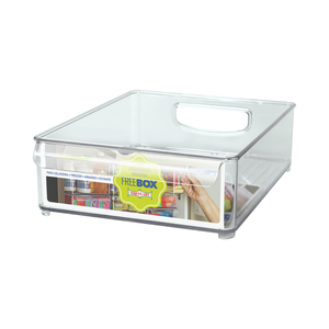 Organizador Freebox Geladeira Caixa Gaveta Suporte Niquelart