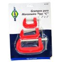 Ver imagem 2 de Jogos De Grampo Sargento Tipo C 1, 2 E 3 Prendedor Madeira (E)
